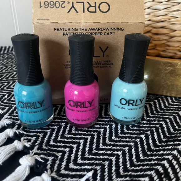 ORLY Nail Set - Blue, Pink, Light Blue - Picture 1 of 3
